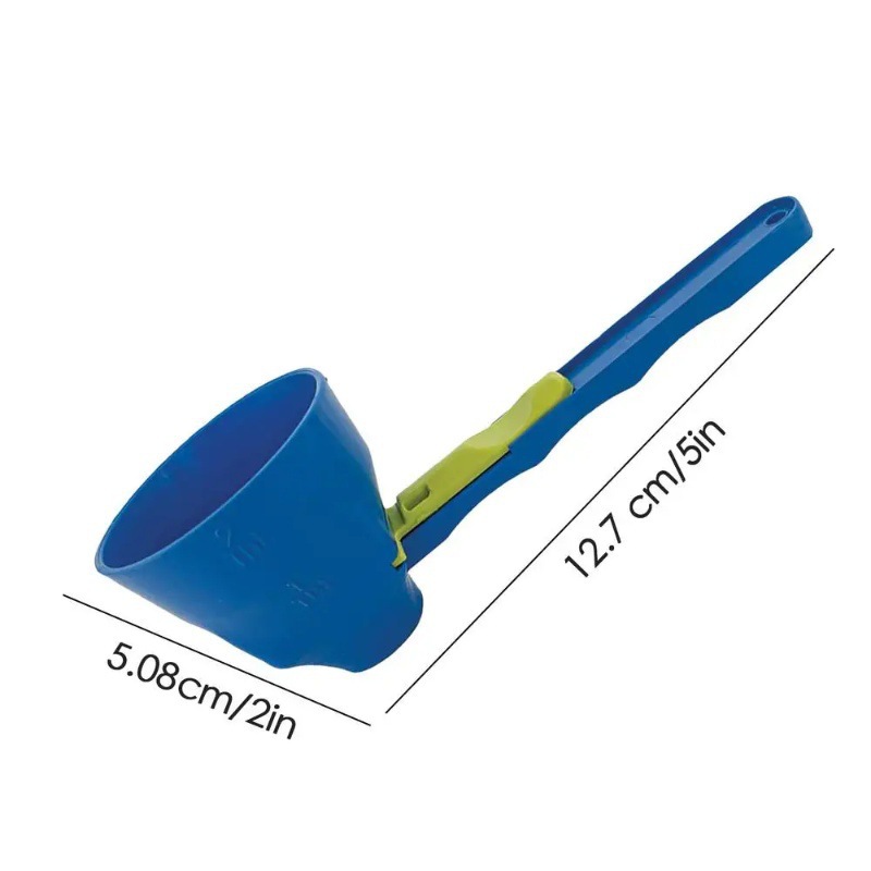 Powder Sliding Scoop - Easy-Fill Funnel Scoop - Image 3
