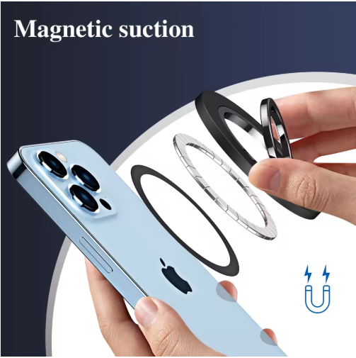 Magnetic Spin Ring Holder - 360° Rotating Phone Grip & Stand - Image 5