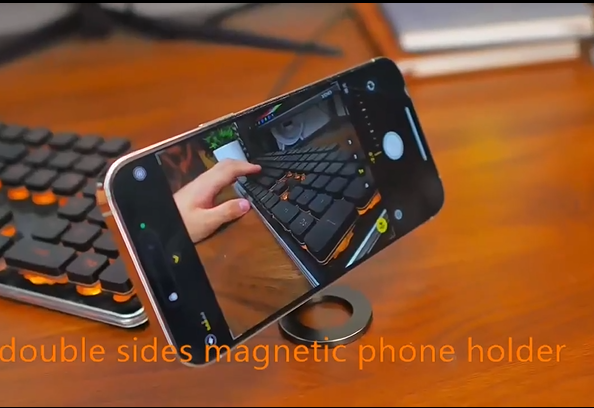 Dual Sided Magnetic Loop Mobile Holder Grip - Carbon Fiber Edition - Image 12