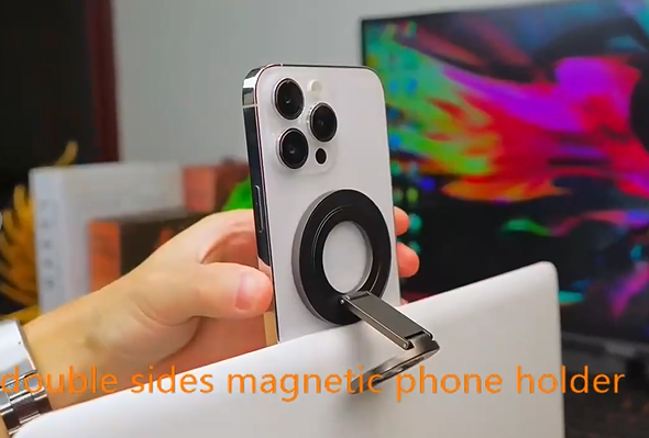 Dual Sided Magnetic Loop Mobile Holder Grip - Carbon Fiber Edition - Image 13