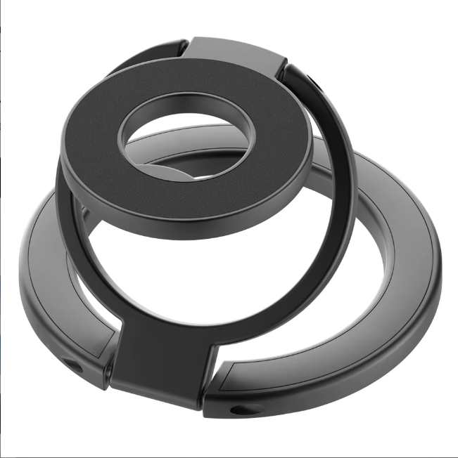 Dual Sided Magnetic Mobile Holder Grip - 3 Rings Design - Image 15