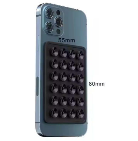 1 Side - Silicone Suction Phone Case - Double Face Sticking - Image 11