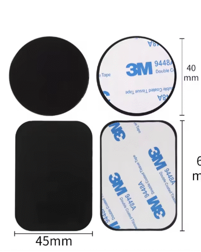 Metal Plate Universal Kit - Adhesive Metal Plates for Magnetic Holders