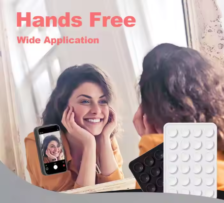 1 Side - Silicone Suction Phone Case - Double Face Sticking - Image 7