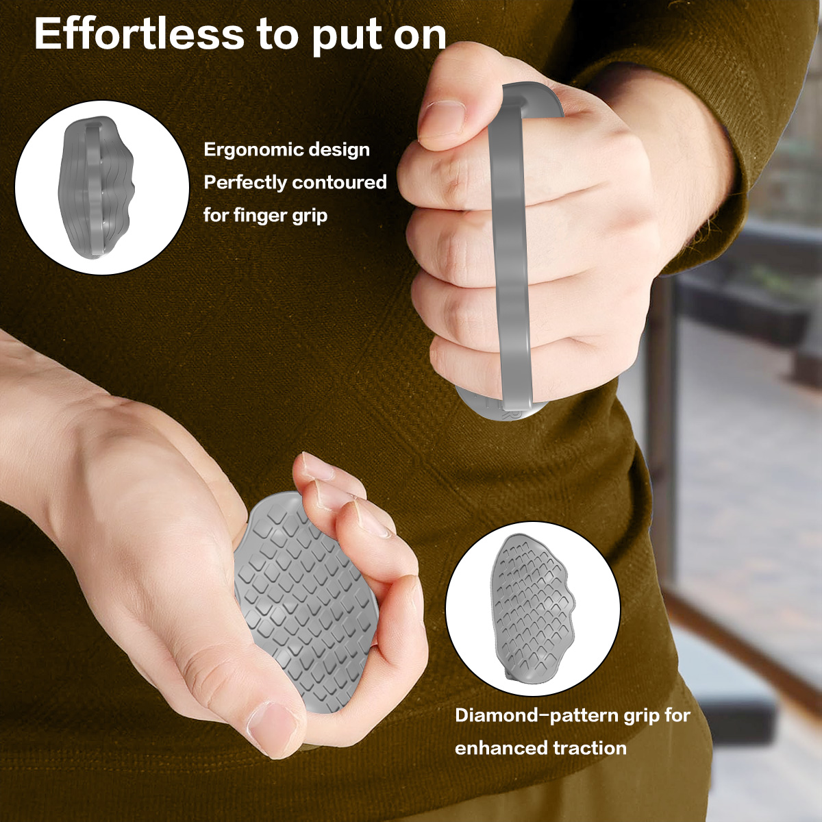 Silicon Anti-Slip Grip Guard - 4Rings Design - Image 12