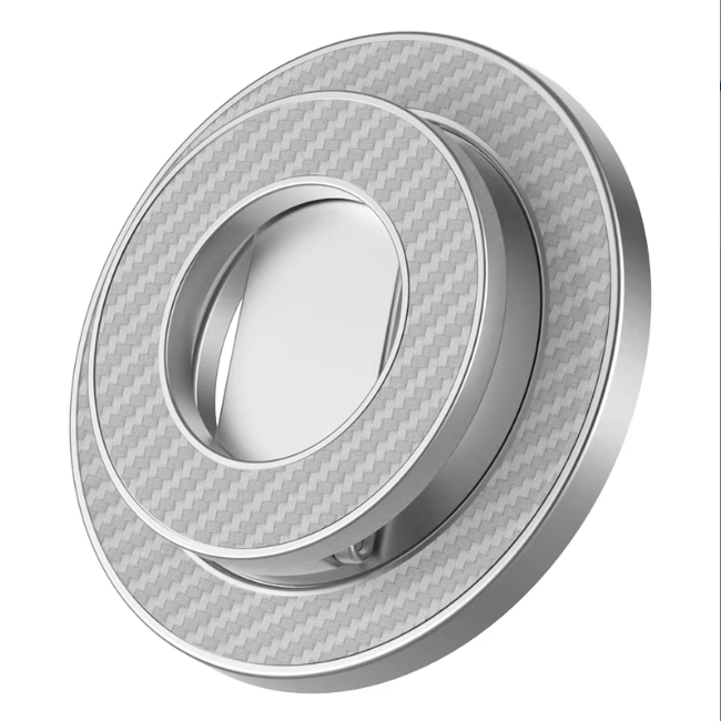 Dual Sided Magnetic Loop Mobile Holder Grip - Carbon Fiber Edition - Image 3