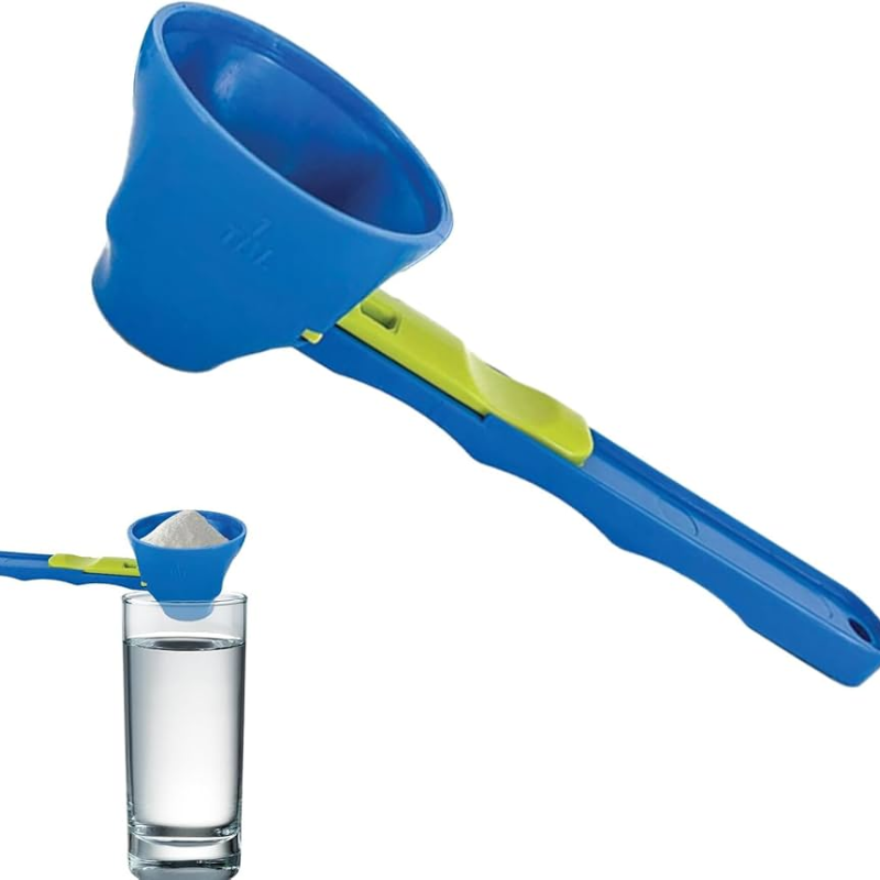 Powder Sliding Scoop - Easy-Fill Funnel Scoop - Image 2
