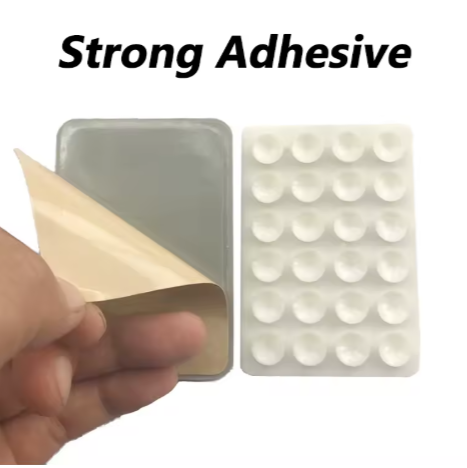 1 Side - Silicone Suction Phone Case - Double Face Sticking - Image 5