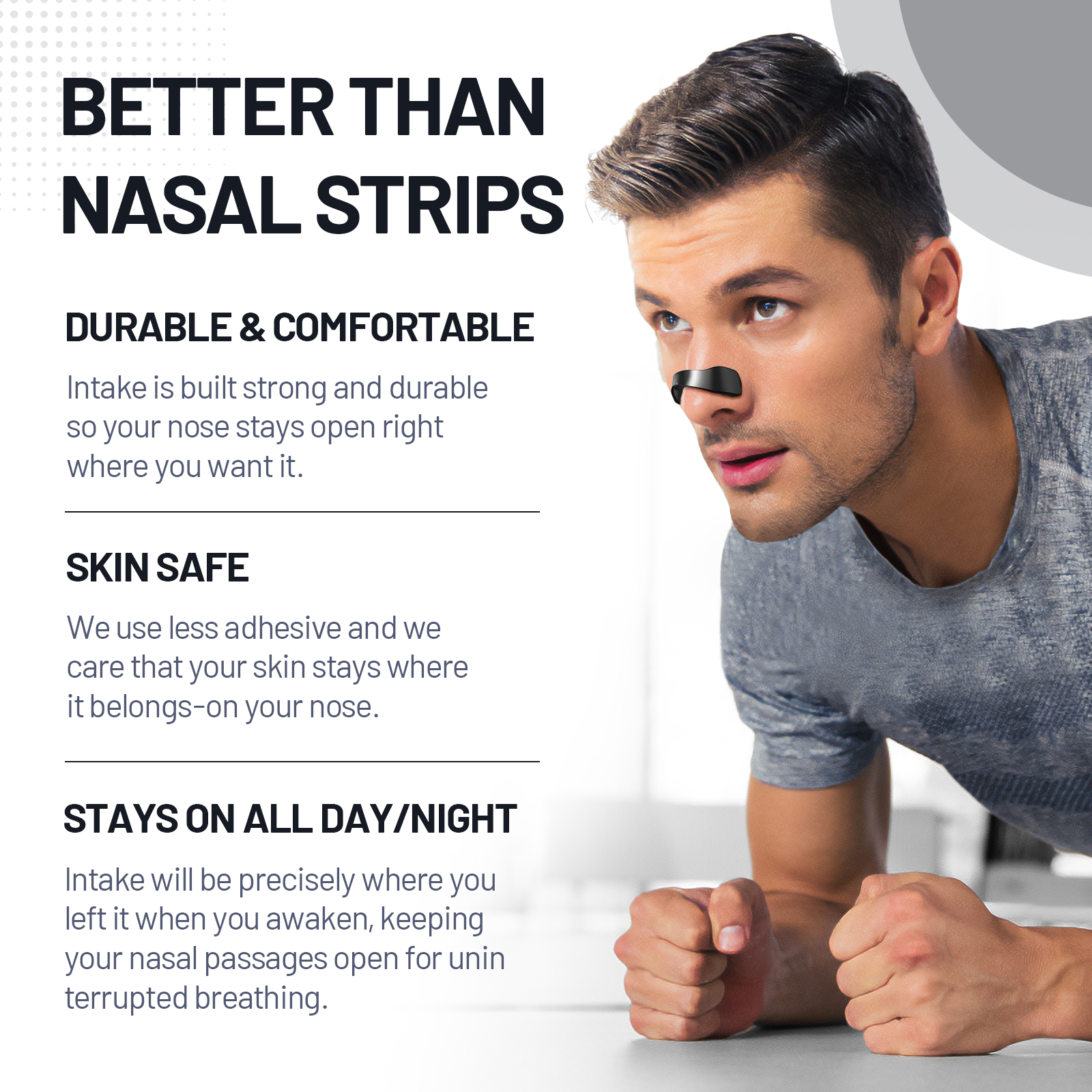 30 Days - Sport Magnetic Nasal Dilator - Anti-Snore Nasal Straps - Image 7