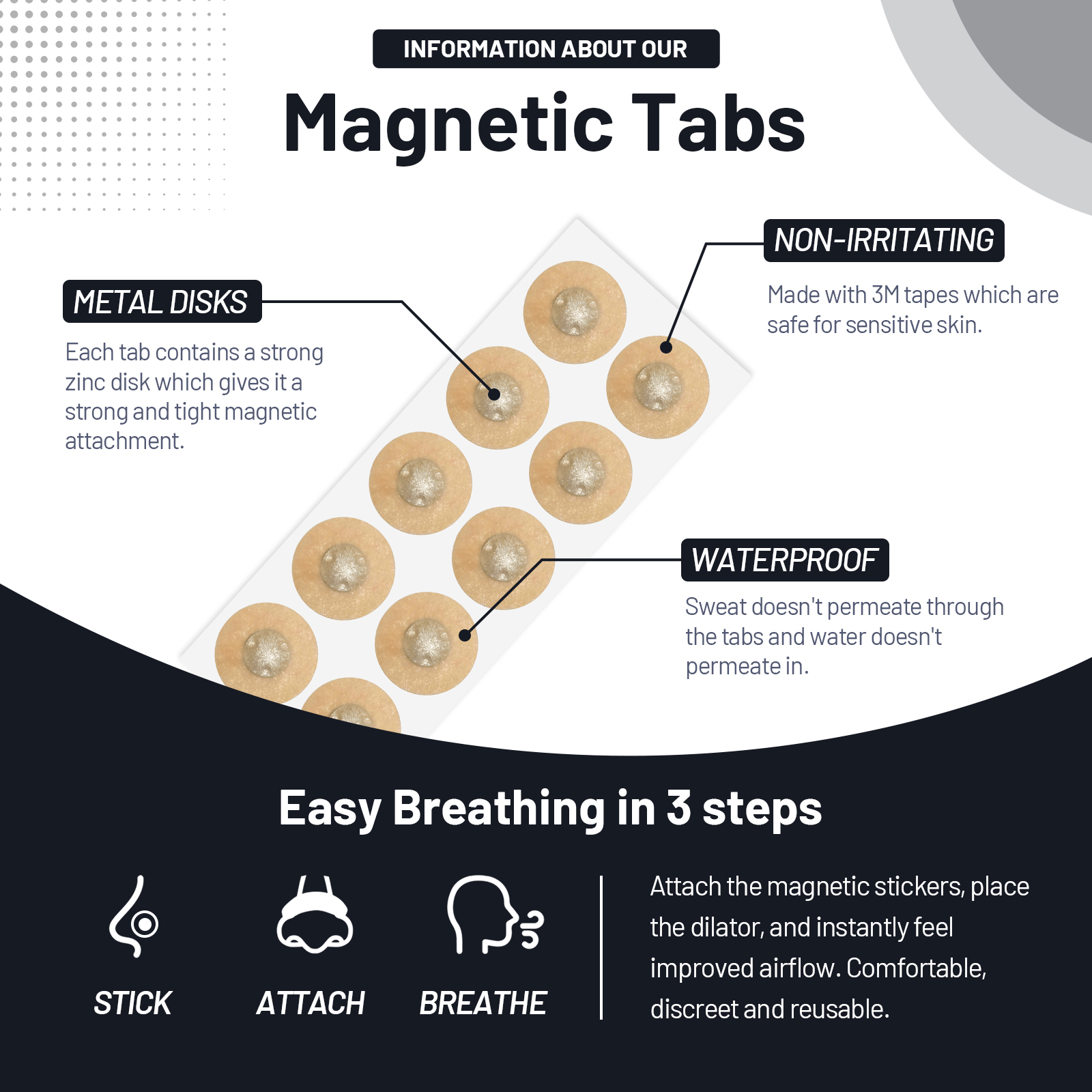 30 Days - Sport Magnetic Nasal Dilator - Anti-Snore Nasal Straps - Image 8