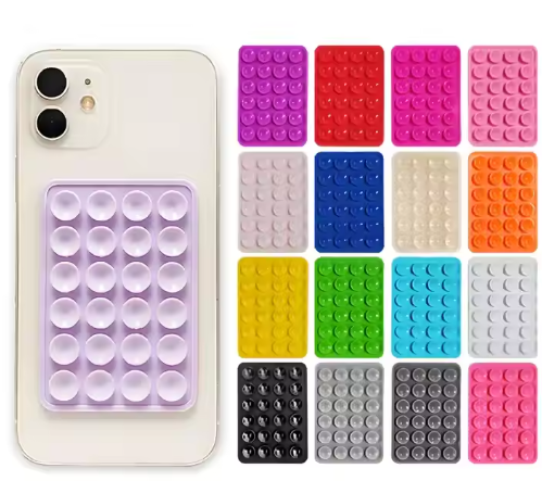 1 Side - Silicone Suction Phone Case - Double Face Sticking - Image 3